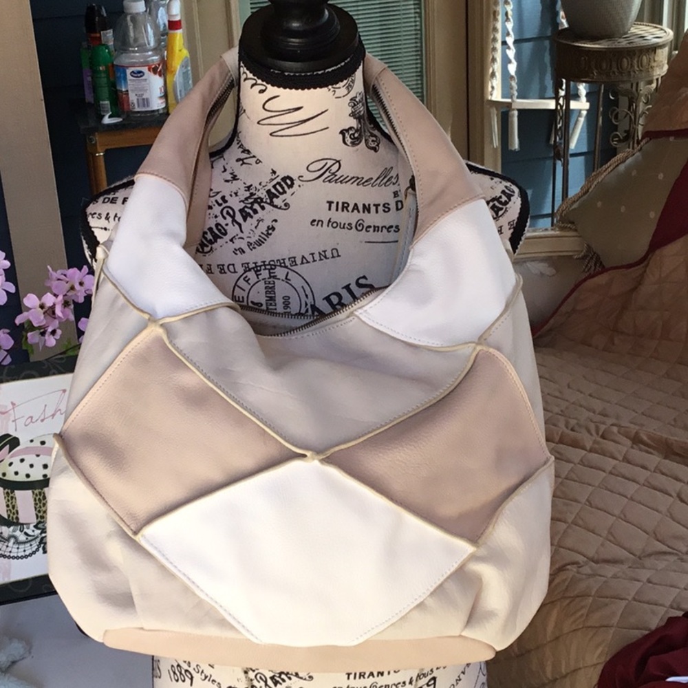 Andrea Jovine leather hobo handbag